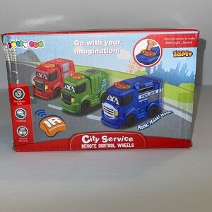 City Service Remote Control Wheels Toy Set